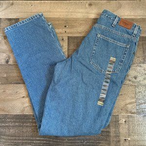 LL Bean Mens 34x34 Fleece Lined Relaxed Fit Jeans
